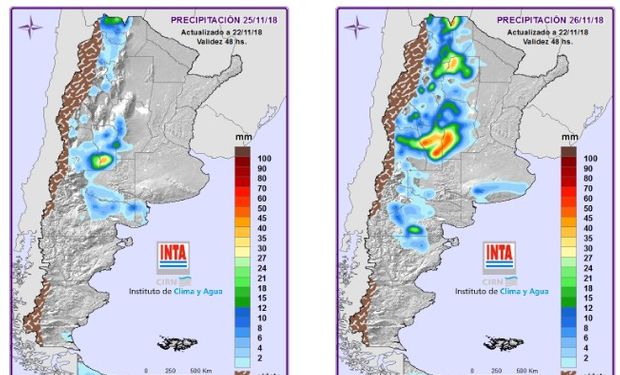 Mapa de Precipitaciones.