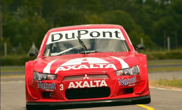 El auto del Equipo Mitsubishi DuPont Racing que manejará  Rafael Morgenstern en el TR V6 en 2014.