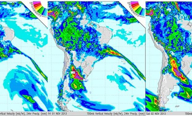 Intensas lluvias para los próximos días