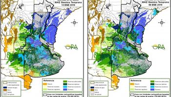 Un mapa muestra las regiones más afectadas por los excesos hídricos