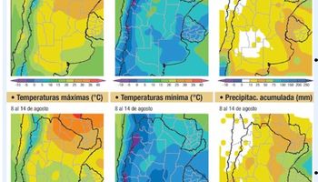 Se esperan lluvias sobre el noreste del área agrícola