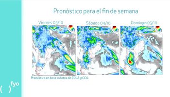 Lluvias, más lluvias y hasta posibles heladas 