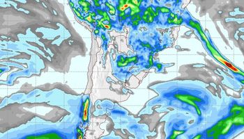 Se esperan lluvias en parte de la zona núcleo agrícola
