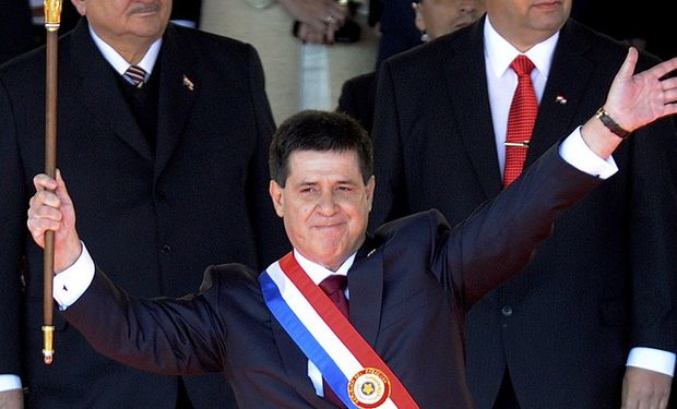 El millonario Horacio Cartes asumió hoy como nuevo presidente de Paraguay. Foto: AFP