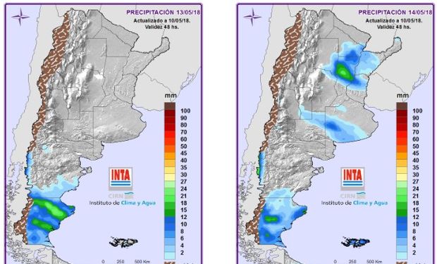 Mapa de Precipitaciones.