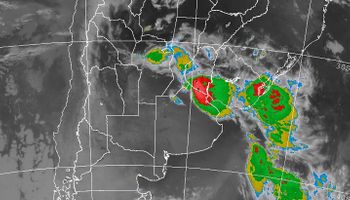 Lluvias y tormentas sobre la región centro