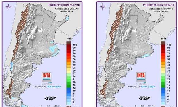 Mapa de Precipitaciones.