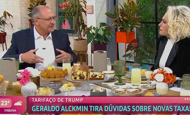 Na Ana Maria Braga, Alckmin diz que governo vai preservar produção e empregos