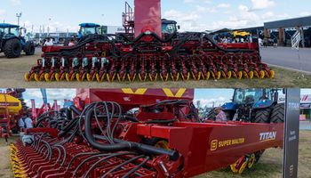 “Titán” de la siembra: la air drill nacional con 11.000 litros de tolva, 11 metros de ancho y dosificación inteligente