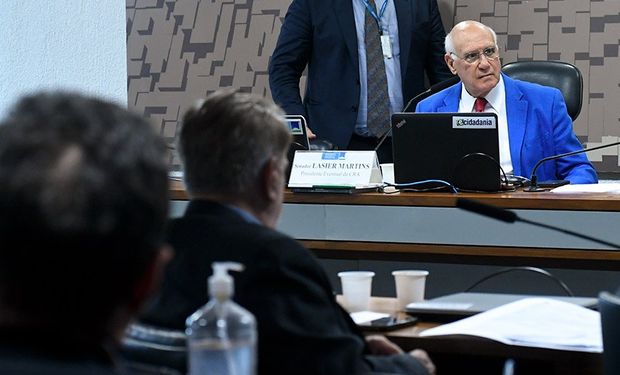 O senador Lasier Martins (Podemos) presidiu a reunião de hoje. (foto - Agência Senado)