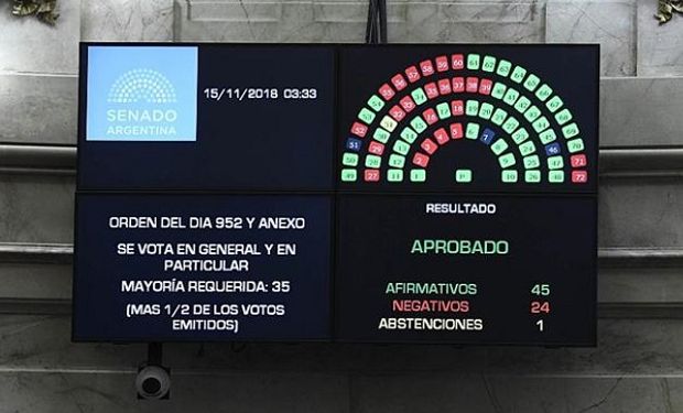 El Senado de la Nación convirtió en ley el Presupuesto 2019.