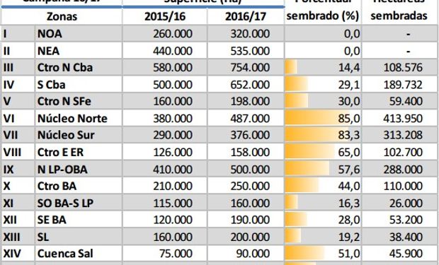 Fuente: Bolsa de Cereales de Buenos Aires.