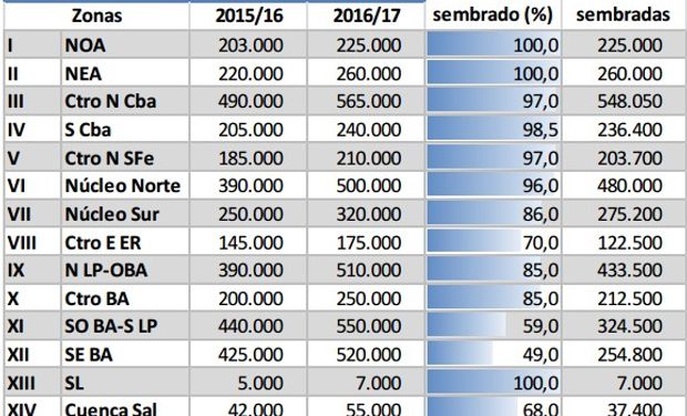 Fuente: Bolsa de Cereales de Buenos Aires