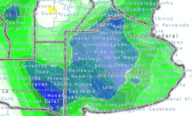 Las lluvias derriban al trigo, quitan 250 mil ha en Buenos Aires.