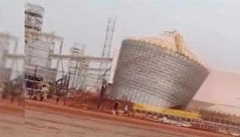 Silo em construção desmorona e deixa quatro feridos em Mato Grosso do Sul