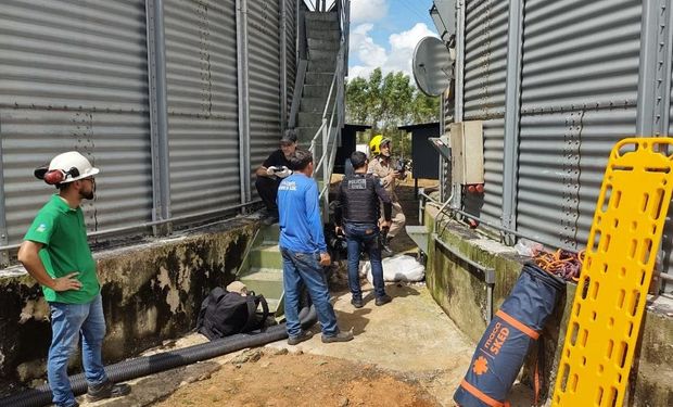 Em MT, Lucas Kauan Palhari, de 18 anos, morreu após cair em uma rosca transportadora de grãos dentro de um silo,
