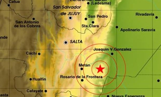 La profundidad del temblor fue de 10 kilómetros.