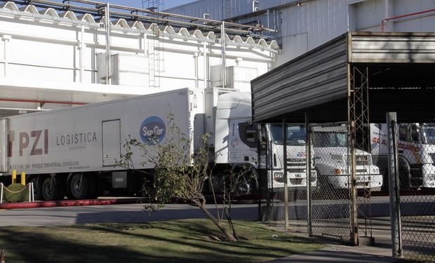 Una de las plantas de SanCor, en la provincia de Córdoba.