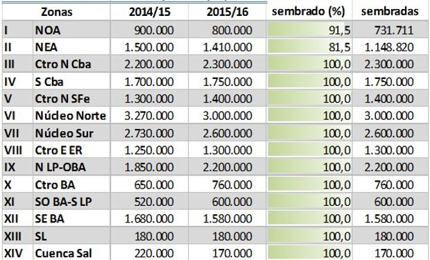 Fuente: Bolsa de Cereales de Buenos Aires.