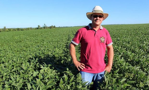 En su salsa. Marcos Portz, productor en la zona de Katueté (Paraguay), logró rindes de más de 3.800 killos por hectarea la campaña pasada.