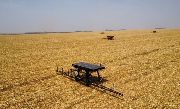 Enxame de robôs surpreende com resultado em grande fazenda de grãos no Brasil