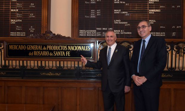 Marc Stanley visitó la Bolsa de Comercio de Rosario y destacó que quiere una Argentina exitosa para “abastecer al mundo”