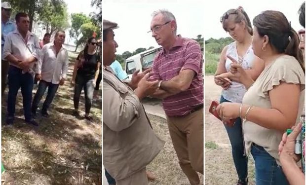 Productores increparon a un ministro provincial que fue al campo a ofrecer ayuda por la sequía