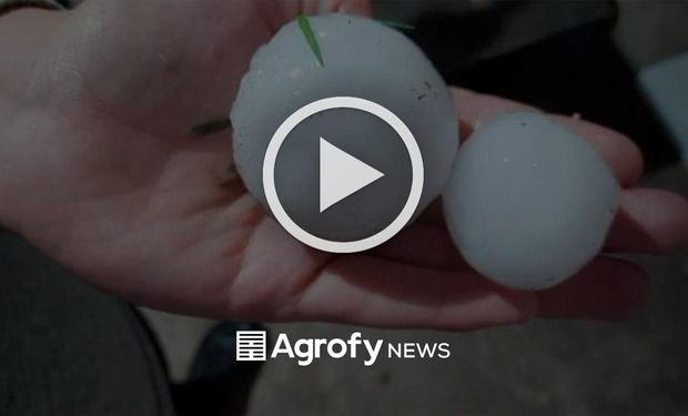 Cayó granizó en Entre Ríos y el Servicio Meteorológico mantiene el alerta