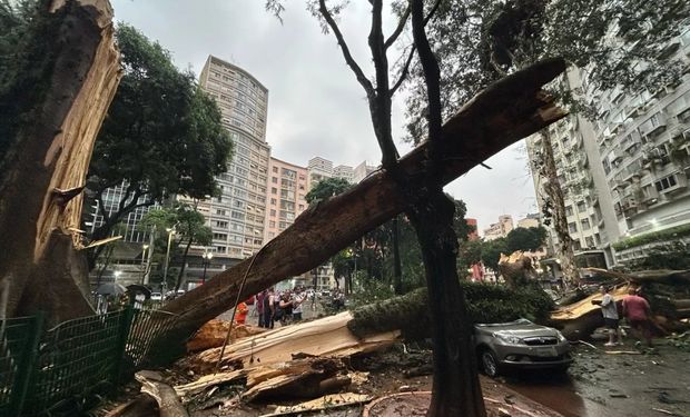 Tempestade causou morte e caos em São Paulo. (Foto - Jonathan Costa)