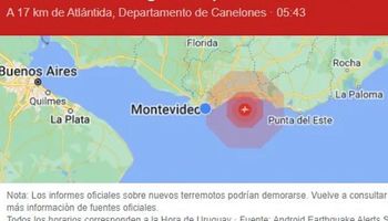 Terremoto en Uruguay: un temblor de 4,2 grados en la escala de Ritcher sacudió a la República Oriental