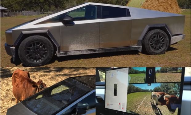 La súper pick-up de Tesla en el campo: la función desconocida y la experiencia de un usuario en un establecimiento