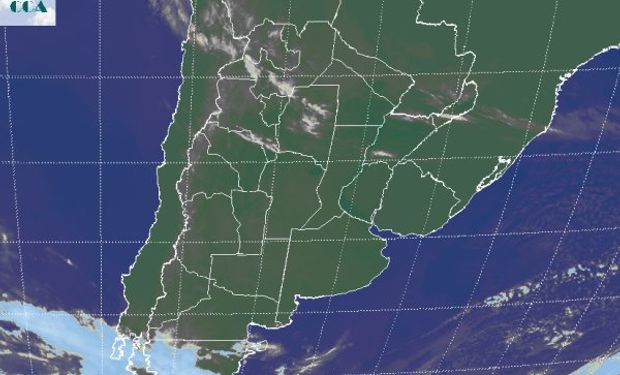 Predominan los cielos despejados que sobre el norte encuentran en el tránsito de algunas nubes bajas una interrupción de su importante despliegue.