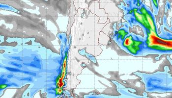 Tiempo nuboso sobre el centro y norte argentino