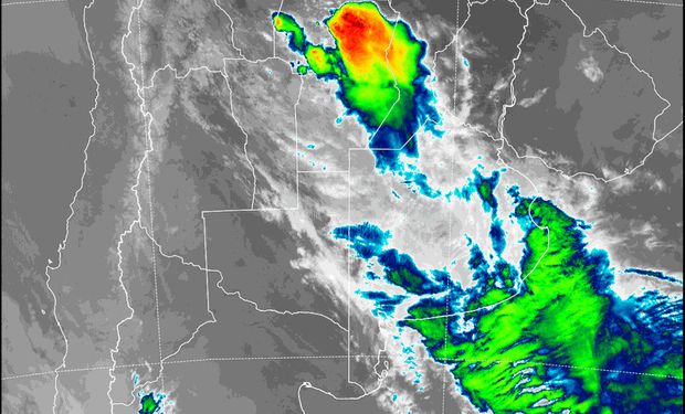 Alerta por tormentas: las zonas que podrían recibir más de 60 mm, con posible granizo