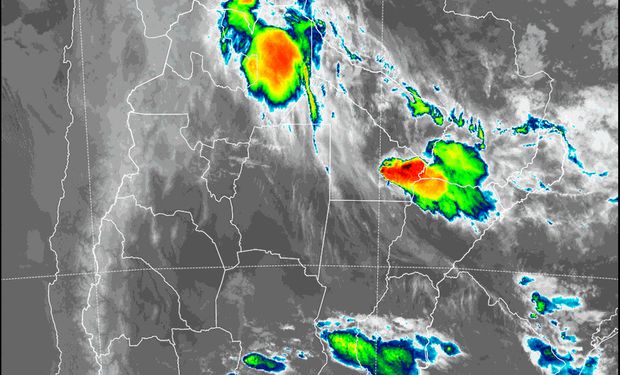 Alerta naranja por lluvias y tormentas para la región centro