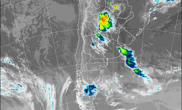 El SMN alerta por tormentas fuertes.