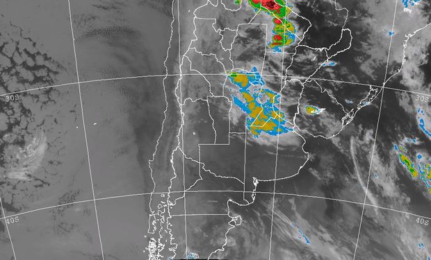 Una perturbación se extiende desde el norte noroeste de BA hasta el extremo norte del país.