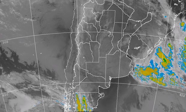 Se observa el desplazamiento del último sistema de mal tiempo hacia el este.