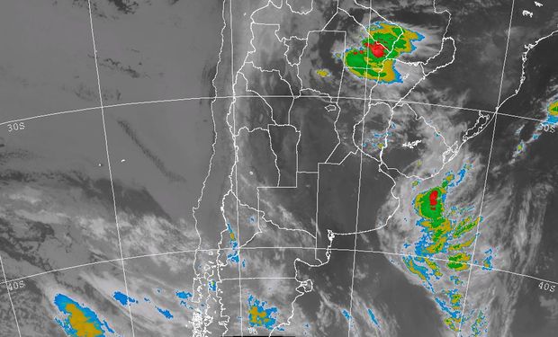 Las celdas de tormenta sobre el NEA tienen tendencia a expandirse incluso sobre el norte de la Mesopotamia.