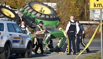 El impresionante final de una persecución a un tractor: qué reclamaba el conductor