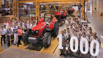 AGCO fabricó el tractor 1.000