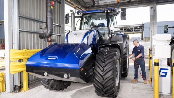 tractor a gas new holland