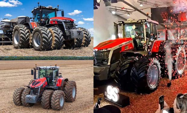 La nueva joya del campo: Massey Ferguson trajo el tractor más grande y potente a la Argentina y lo presentó en Agroactiva