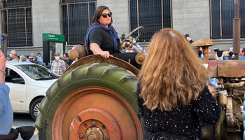 Graciela Cappelletti: la productora que se convirtió en un ícono del histórico tractorazo a Plaza de Mayo