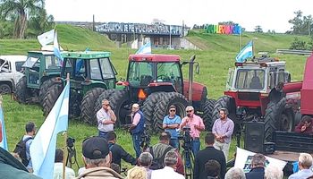 El campo realizó un tractorazo contra las medidas del Gobierno en Entre Ríos