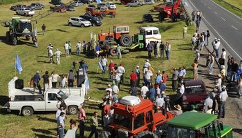 Productores de Pergamino realizan un tractorazo en rechazo a las retenciones
