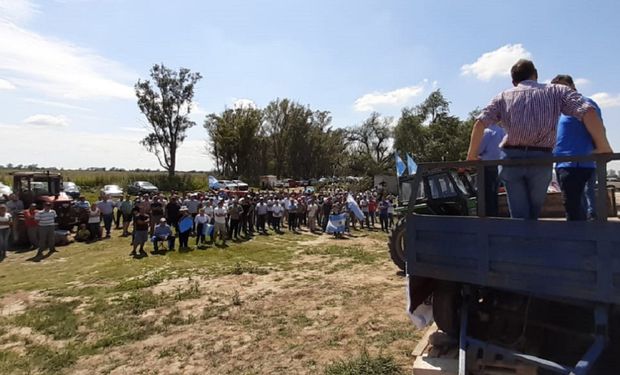 Foto de la asamblea realizada en 2020 en la localidad de Bell Ville.