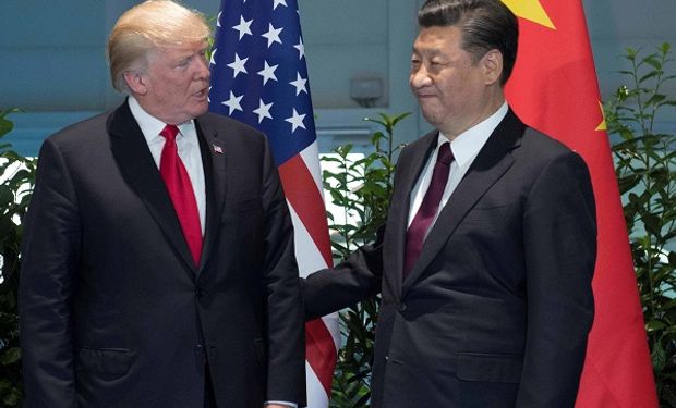 Presidente de Estados Unidos, Donald Trump y su par chino, Xi Jinping.