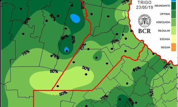 El este cordobés y centro sur de Santa Fe acumularon en lo que va del 2019 200 y 300 mm más de lo que marcan las medias.