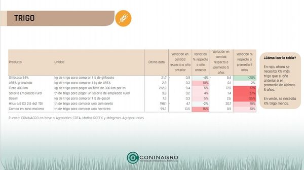 Trigo poder de compra